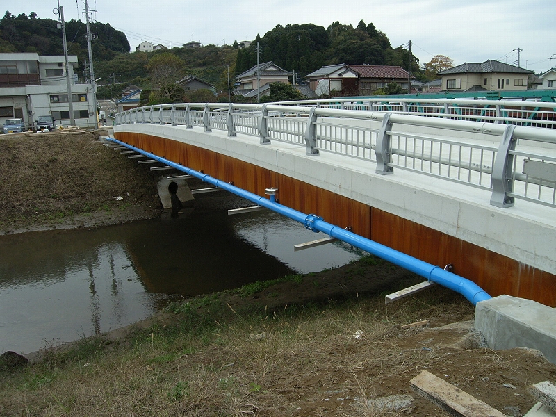 千葉県山武市　城址公園大橋　竣工