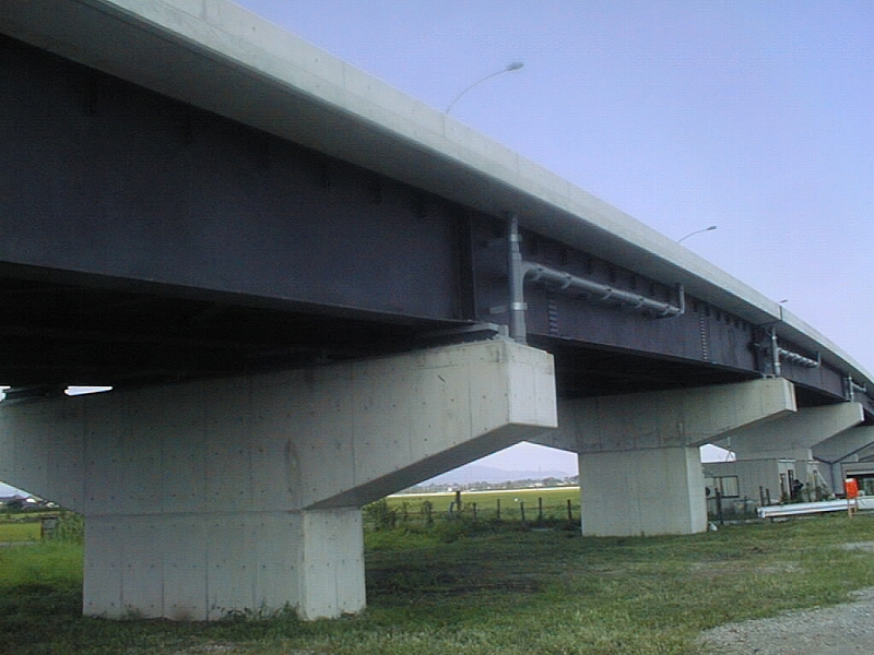 茨木県常総市　山口跨線橋（関東鉄道常総線）　完了